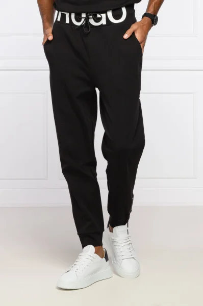 Sweatpants Duros211 | Straight fit HUGO black