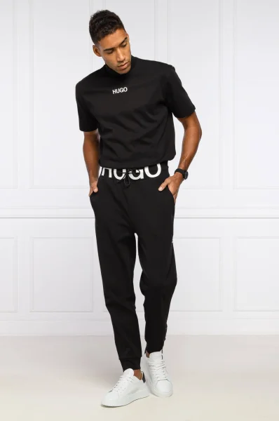 Spodnie dresowe Duros211 | Straight fit HUGO czarny