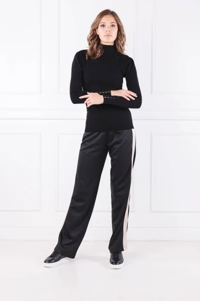 Spodnie dresowe DRY | Regular Fit MAX&Co. czarny