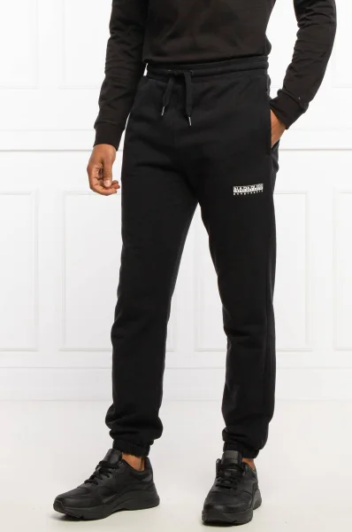 Spodnie dresowe M-BOX | Regular Fit Napapijri czarny