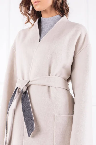 Reversible coat MIRCO Pinko gray