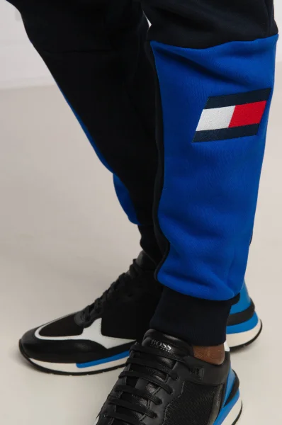 Spodnie dresowe | Regular Fit Tommy Sport granatowy