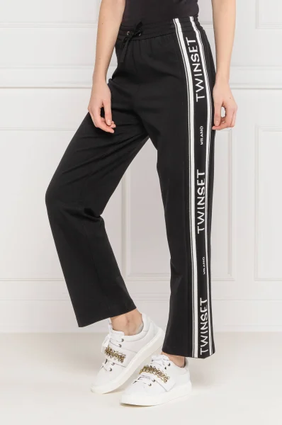 Sweatpants | Relaxed fit TWINSET black