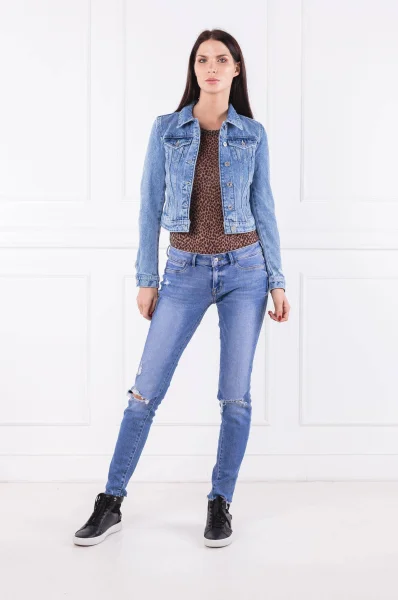 Kurtka jeansowa SEXY TRUCKER | Regular Fit GUESS niebieski
