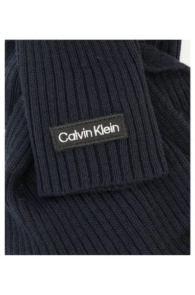 Scarf | with addition of wool Calvin Klein navy blue