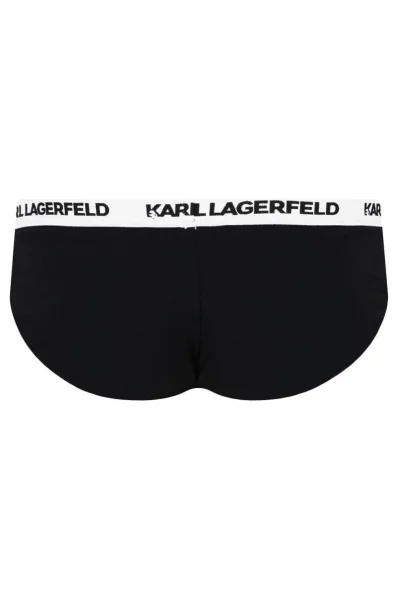 Dół od bikini Karl Lagerfeld czarny