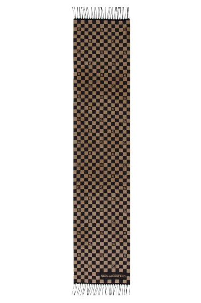 Wool scarf Karl Lagerfeld beige