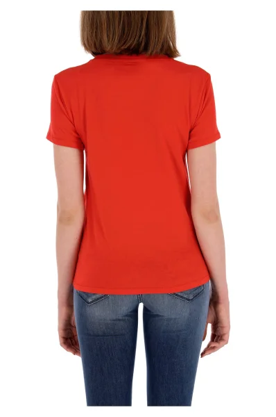 T-shirt | Regular Fit Moschino Swim czerwony