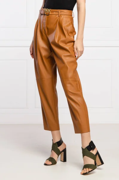 Trousers RAPHAELA | Relaxed fit Pinko cognac