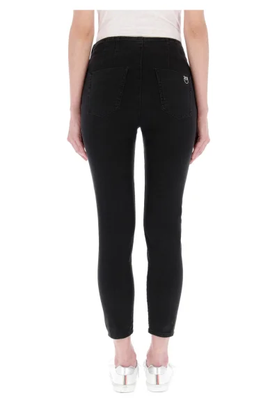 Trousers Rossana | Skinny fit | high waist Pinko black