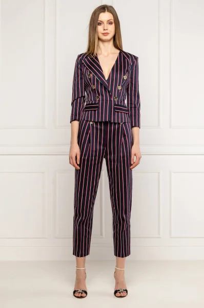 Trousers | Regular Fit Elisabetta Franchi navy blue