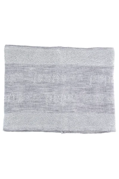 Funnel scarf LUREX | with addition of wool Pepe Jeans London gray