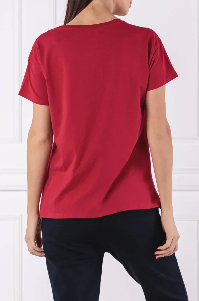 T-shirt | Regular Fit Armani Exchange czerwony