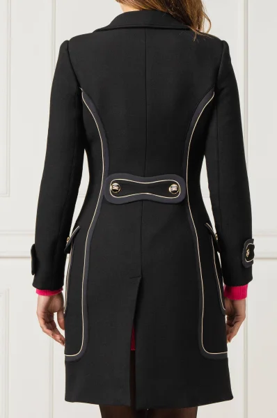 Coat | with addition of wool Elisabetta Franchi black