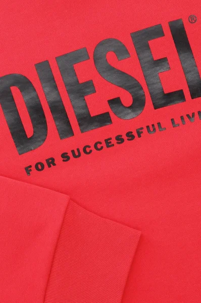 Bluza SCREWDIVISION | Regular Fit Diesel czerwony