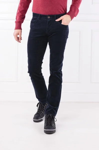 Corduroy trousers DENTON | Straight fit | stretch Tommy Hilfiger navy blue