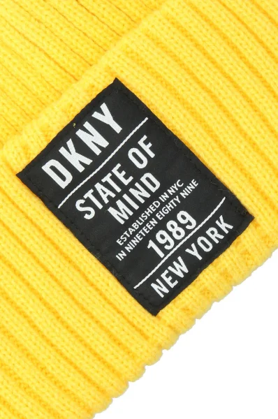 Czapka DKNY Kids żółty