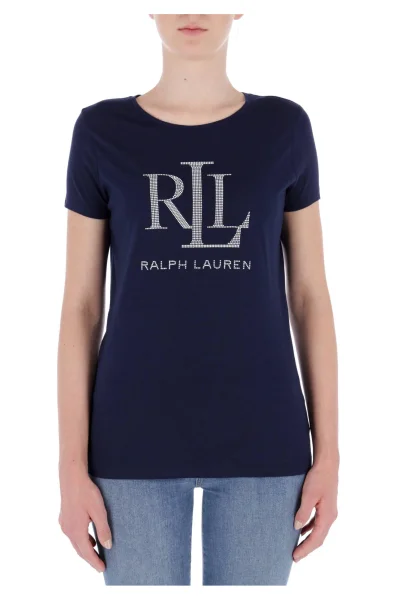 T-shirt KATLIN | Regular Fit POLO RALPH LAUREN granatowy