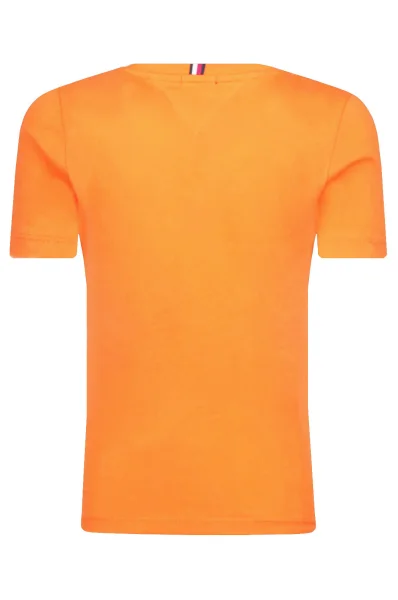 T-shirt ESSENTIAL | Regular Fit Tommy Hilfiger pomarańczowy