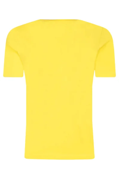 T-shirt | Slim Fit BOSS Kidswear żółty