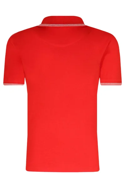 Polo | Regular Fit | pique BOSS Kidswear czerwony