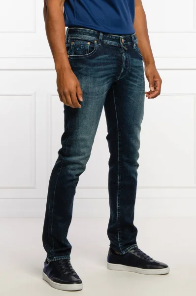 джинси | skinny fit Jacob Cohen темно-синій