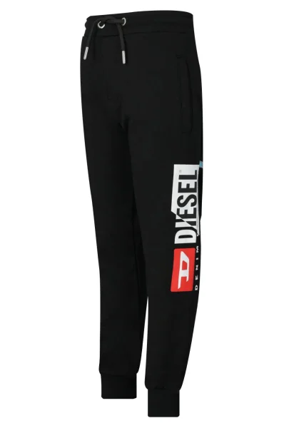 спортивні штани pcuty | regular fit Diesel чорний