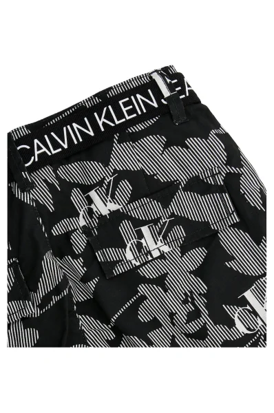Shorts + belt | Regular Fit CALVIN KLEIN JEANS black