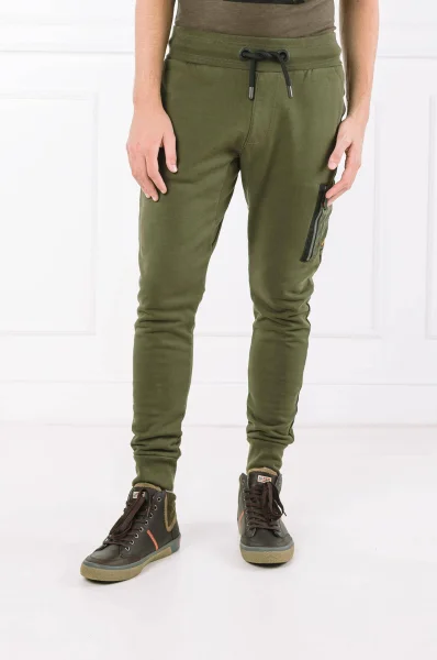 Spodnie dresowe ROOKIE | Regular Fit Superdry zielony