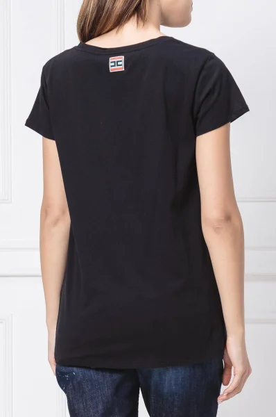 T-shirt | Loose fit Elisabetta Franchi czarny