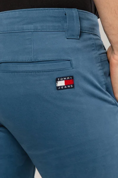 Spodnie CHINO TJM SCANTON | Slim Fit Tommy Jeans niebieski