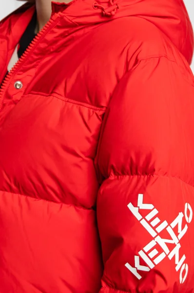пухова куртка | loose fit Kenzo червоний