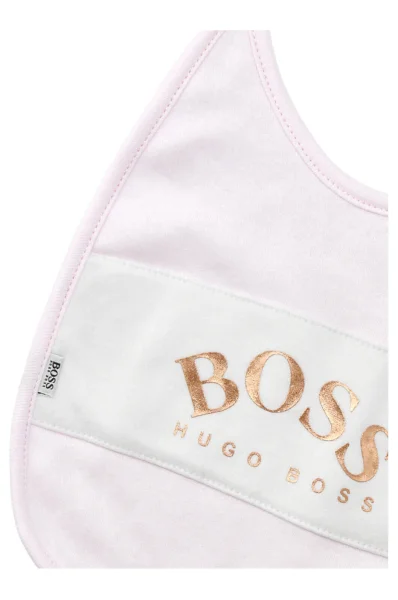Zestaw BOSS Kidswear pudrowy róż