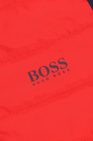 Sleeveless gilet | Regular Fit BOSS Kidswear red