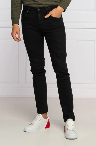 Jeansy Chris | Super Skinny fit GUESS czarny