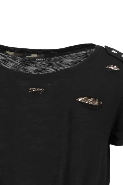 T-shirt Charmy Knit GUESS czarny