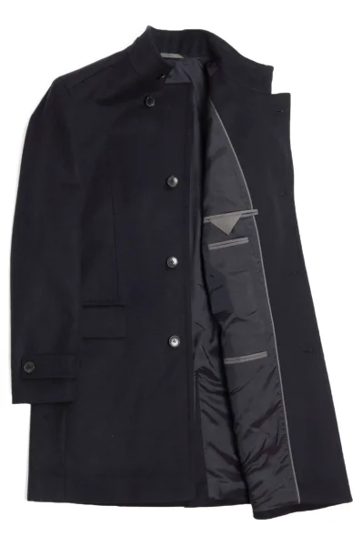 Coat BOSS BLACK navy blue