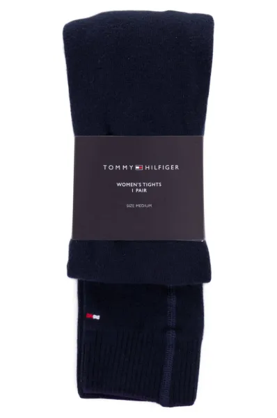 Plain tights Tommy Hilfiger navy blue
