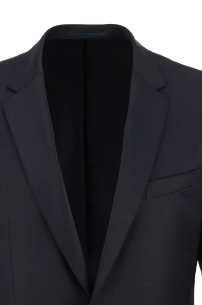 Wool blazer RYAN CYL | Extra slim fit BOSS BLACK navy blue