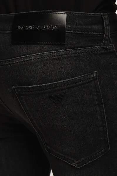 Armani black jeans on sale sale