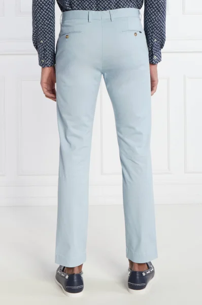 Spodnie chino | Slim Fit POLO RALPH LAUREN błękitny