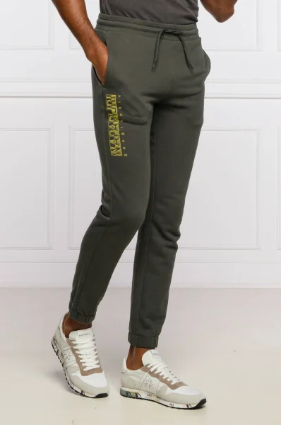 спортивні штани mallar | slim fit Napapijri графітовий