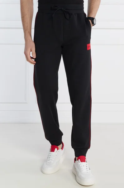 Спортивні штани Badge Pants | Relaxed fit Hugo Bodywear чорний
