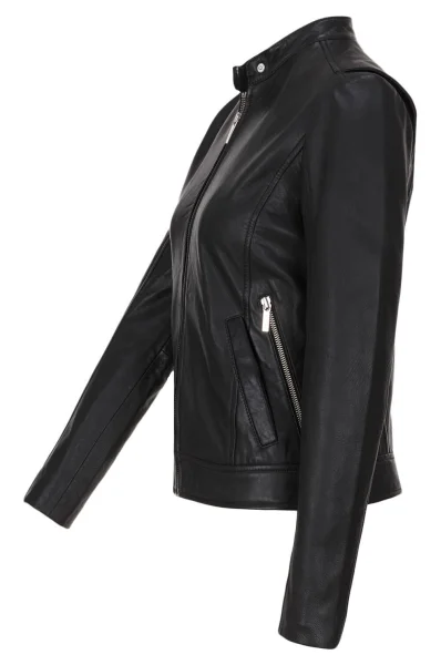 Nellie Easy Leather Jacket Tommy Hilfiger black