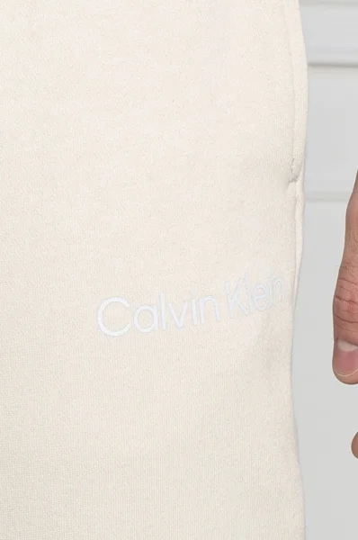 Spodnie dresowe | Regular Fit Calvin Klein Performance kremowy