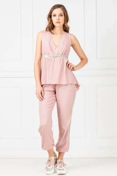 Trousers | Relaxed fit Twinset U&B powder pink