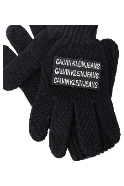 Rękawiczki J BASIC CALVIN KLEIN JEANS czarny