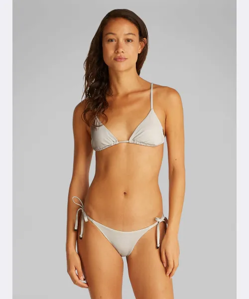Góra od bikini Calvin Klein Swimwear | Ecru KW0KW02697
