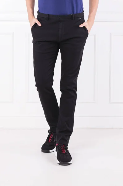 Spodnie Glen183D | Slim Fit HUGO czarny