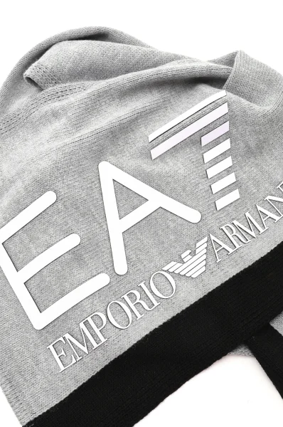 шаль EA7 сірий